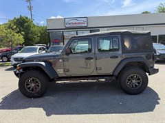 A 2018 Jeep Wrangler Unlimited SPORT