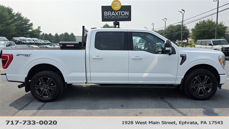 White 2022 Ford F-150 Pickup Truck Four-Wheel Drive Automatic