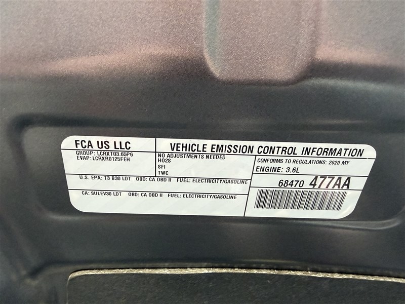 2020 CHRYSLER PACIFICA HYBRID LIMITED - 6