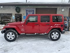 A 2012 Jeep Wrangler Unlimited SAHARA