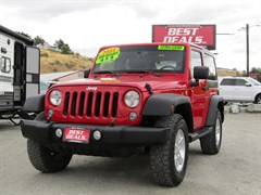 A 2014 Jeep Wrangler SPORT