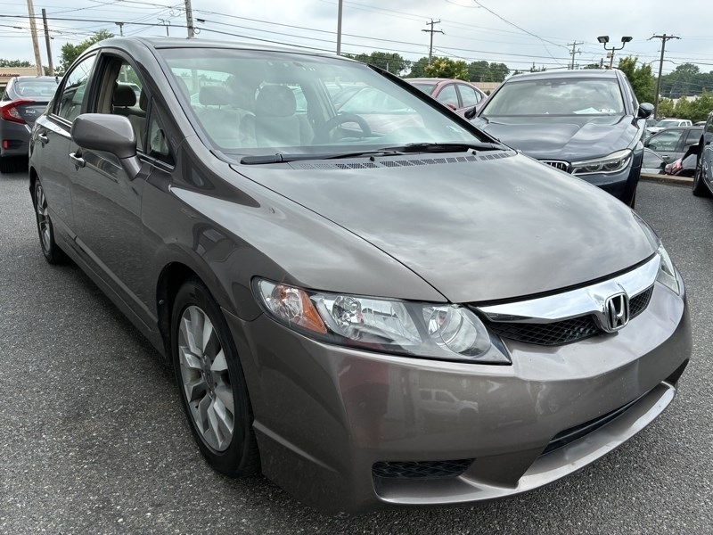 Brown 2010 Honda Civic EX Sedan Front-Wheel Drive 5-Speed Automatic