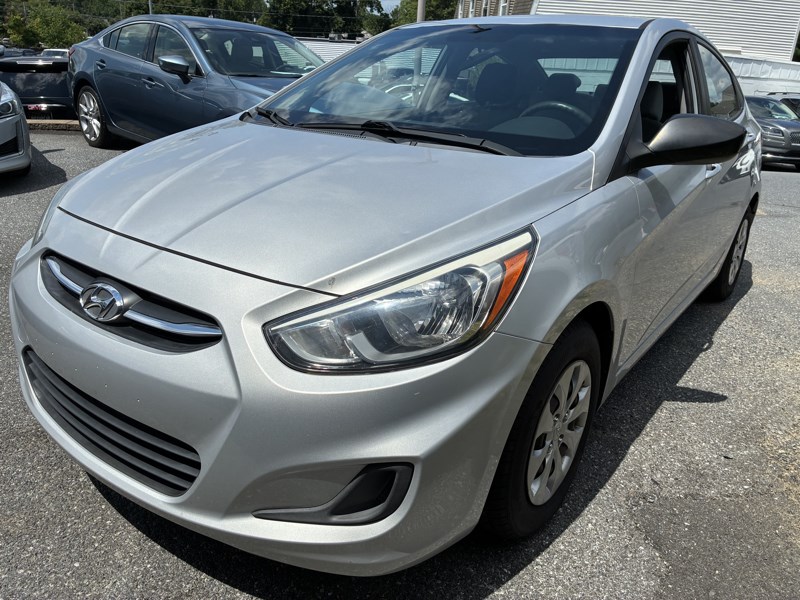 Silver 2015 Hyundai Accent GLS Sedan FWD Sedan Front-Wheel Drive Automatic