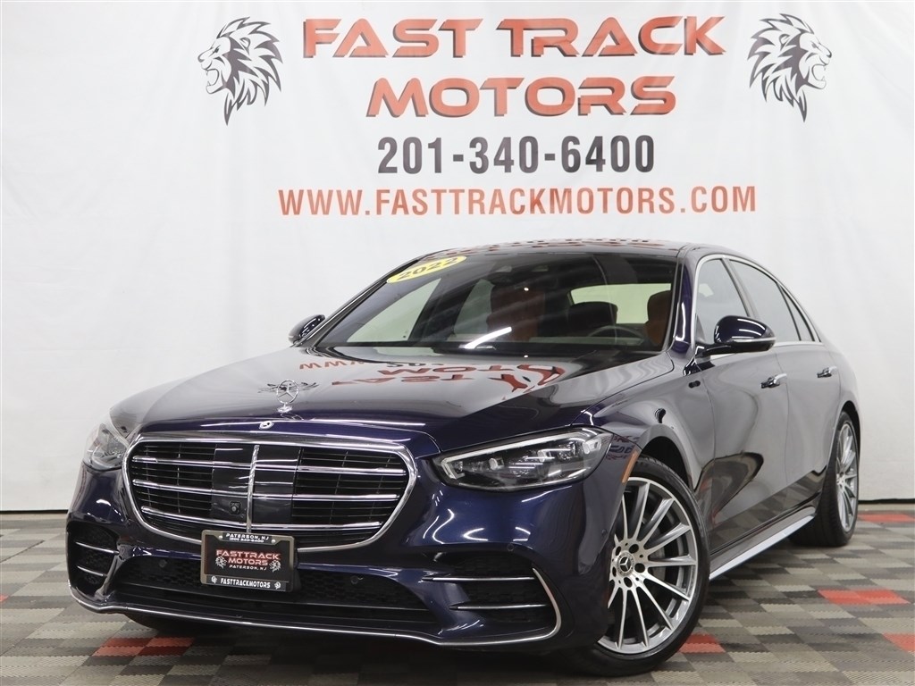 Blue 2022 Mercedes-Benz S-Class S 580 4MATIC AWD Sedan All-Wheel Drive 9-Speed Automatic