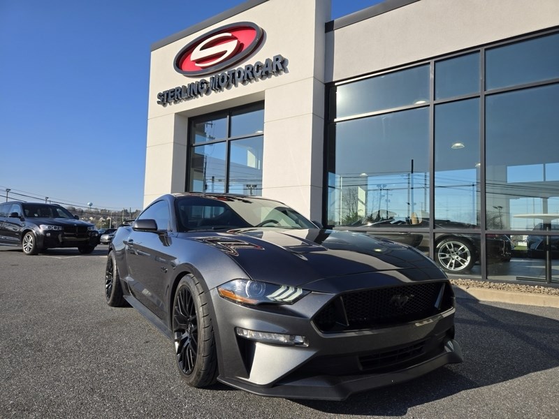 Gray 2019 Ford Mustang GT Coupe RWD Coupe Rear-Wheel Drive 6-Speed Manual