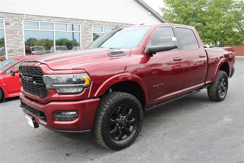 Red (Maroon) 2021 RAM 2500 Pickup Truck Four-Wheel Drive 6-Speed Automatic