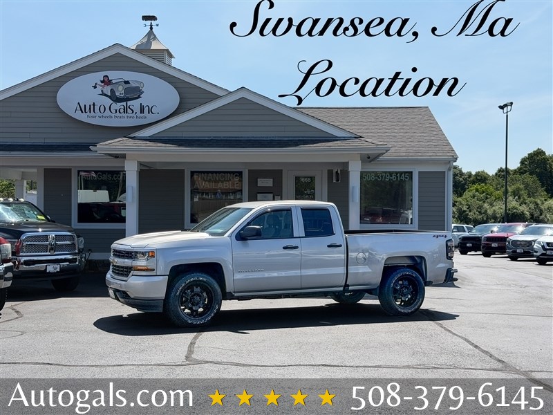 Silver 2016 Chevrolet Silverado 1500 Pickup Truck Four-Wheel Drive 6-Speed Automatic