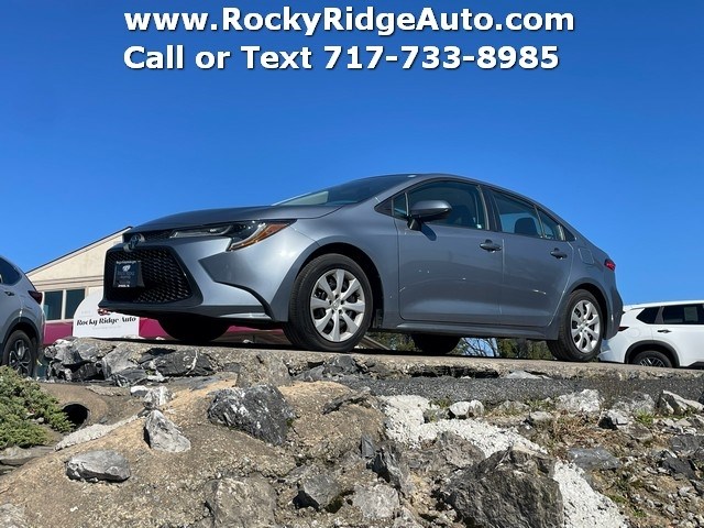 Light Blue 2020 Toyota Corolla LE FWD Sedan Front-Wheel Drive Automatic