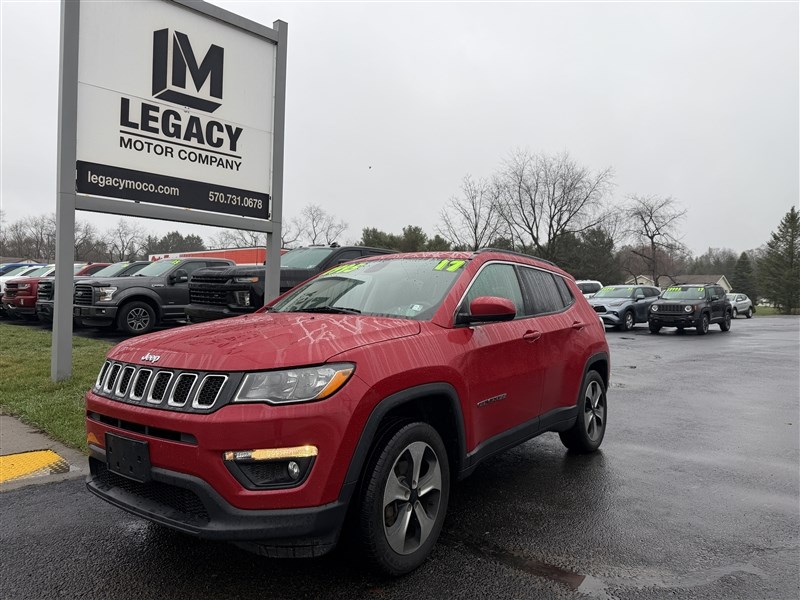 Red 2017 Jeep Compass Latitude 4WD SUV / Crossover Four-Wheel Drive 6-Speed Automatic
