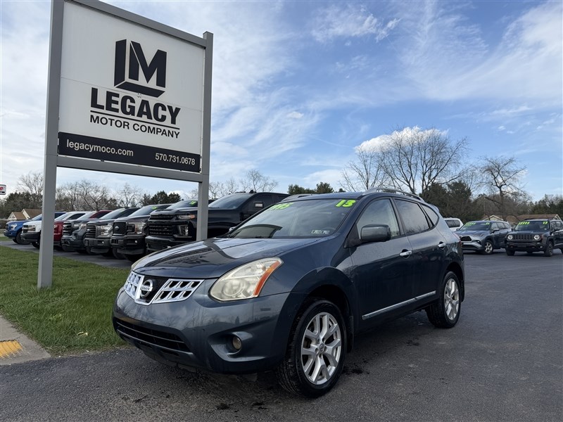 Blue 2013 Nissan Rogue S AWD SUV / Crossover All-Wheel Drive Continuously Variable Transmission