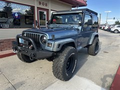 A 1998 Jeep Wrangler SE